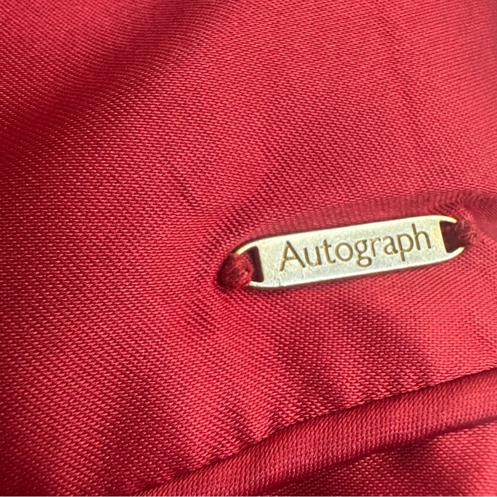 Autograph Red Satin Occassion Dress - Picture 6 of 10